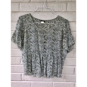 J.Crew Paisley Silk Blouse